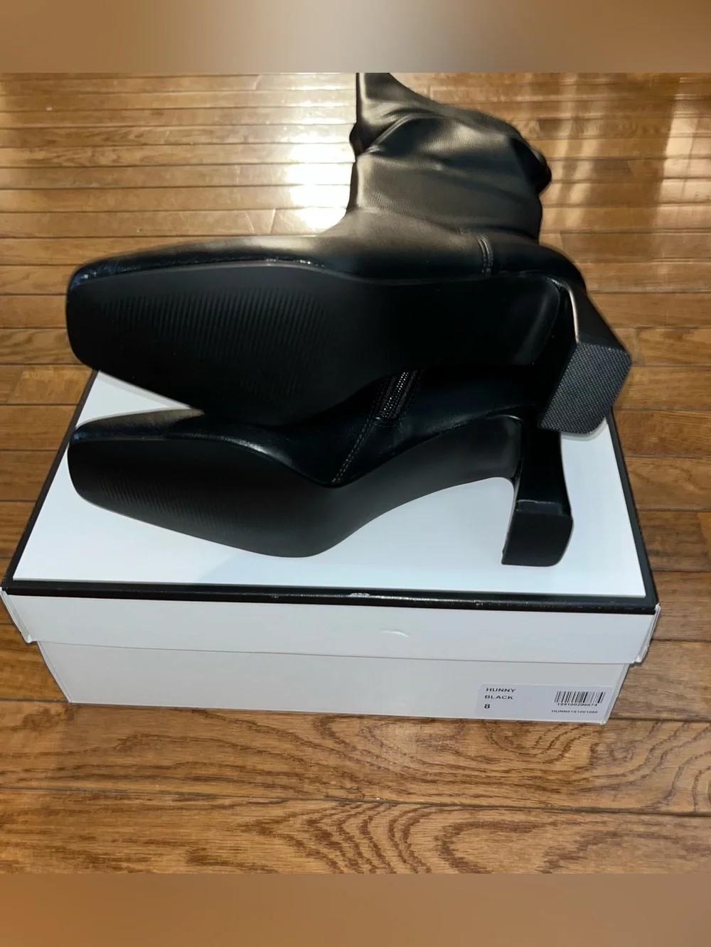 Steve Madden Hunny Knee High Boots Black Women’s Size 10 Regular Calf